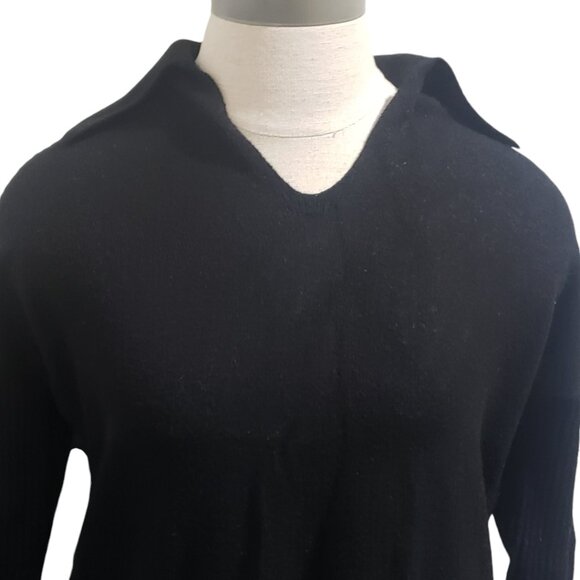 CT1949 Charlie B Black Long Sleeve Sweater with Pockets P/S - Picture 2 of 8